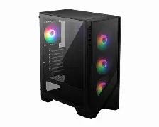 Gabinete Msi Mag Force 120a Airflow, Ventana Cristal, 3x Ventiladores Front, Negro